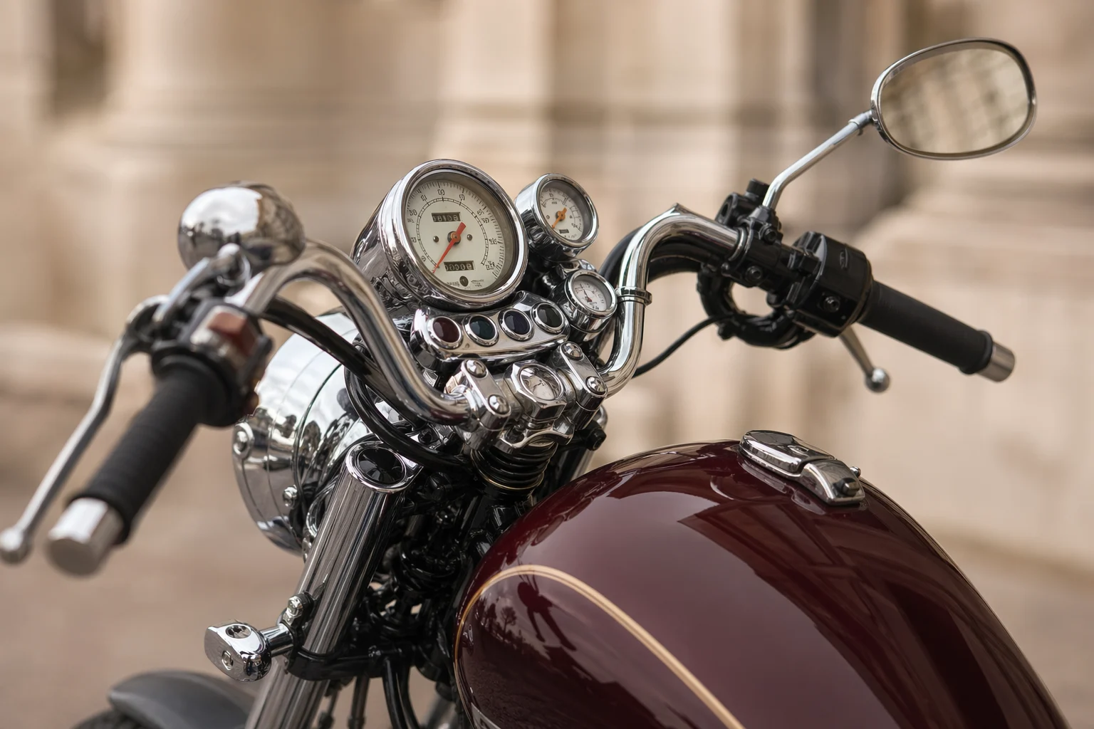 Analogowy kokpit Yamaha Virago 750